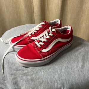 Brand new red vans